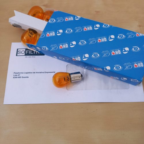 Lâmpada de Pisca P21W/5 Laranja 1 Pólo (x10 un.)